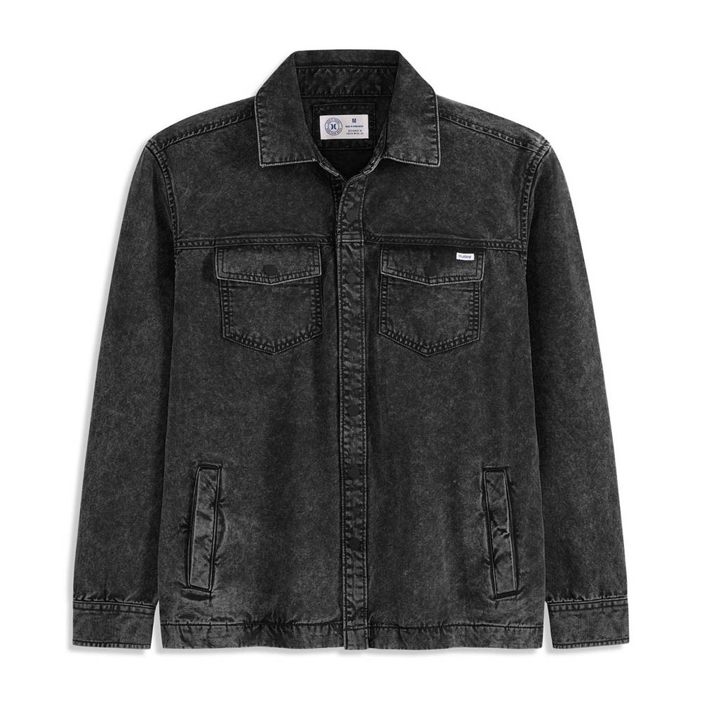 Hurley Grey Denim Shirt Jacket